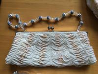 Brauttasche Handtasche Abendtasche Perlen Pailletten weiß - NEU Baden-Württemberg - Mögglingen Vorschau