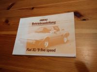 Fiat,X1/9,X1 9,X19,Five Speed,Bedienungsanleitung, Nordrhein-Westfalen - Kamen Vorschau