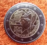 2 Euro Österreich 100 Jahre Republik Österreich Niedersachsen - Wolfenbüttel Vorschau