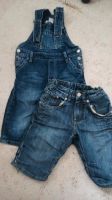 Jeans-Bermuda und Latzjeans 3/4 Gr. 104 Thüringen - Geisa Vorschau