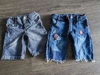 2 kurze Jeansshorts Größe 110 Bremen - Borgfeld Vorschau