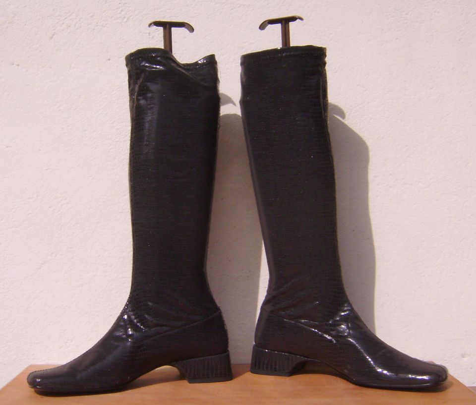 Vintage Square Toe Stiefel, Gr. 38 - Neu, ungetragen in Zeven