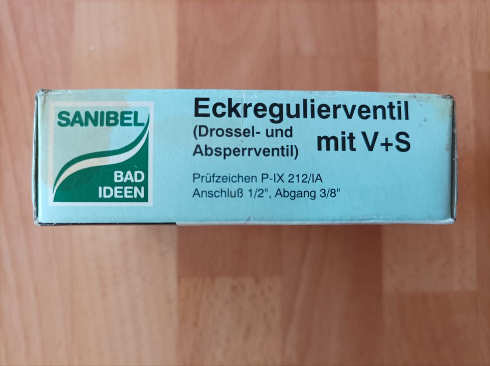 Eckregulierventil 7881185 verchromt für 9,99 € inkl. Versand in Merseburg