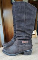 Damen Stiefel braun Street Shoes, Größe 37, 37cm hoch, 4cm Absatz Rheinland-Pfalz - Grolsheim Vorschau