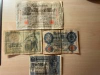 Geldscheine von 1906 - 1917 - 5 Mark, 10 Mark, 20 Mark, 1000 Mark Duisburg - Walsum Vorschau