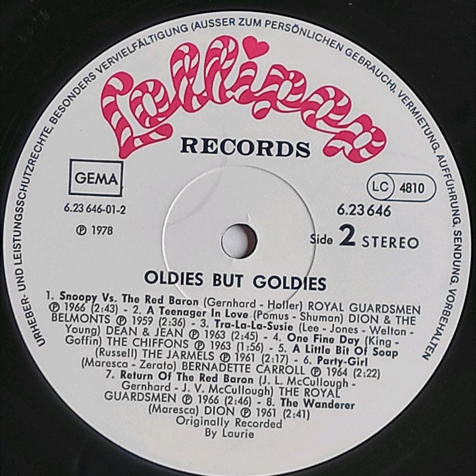 Vinyl-LP, Oldies But Goldies, Oldie-Sampler (grün) in Osnabrück