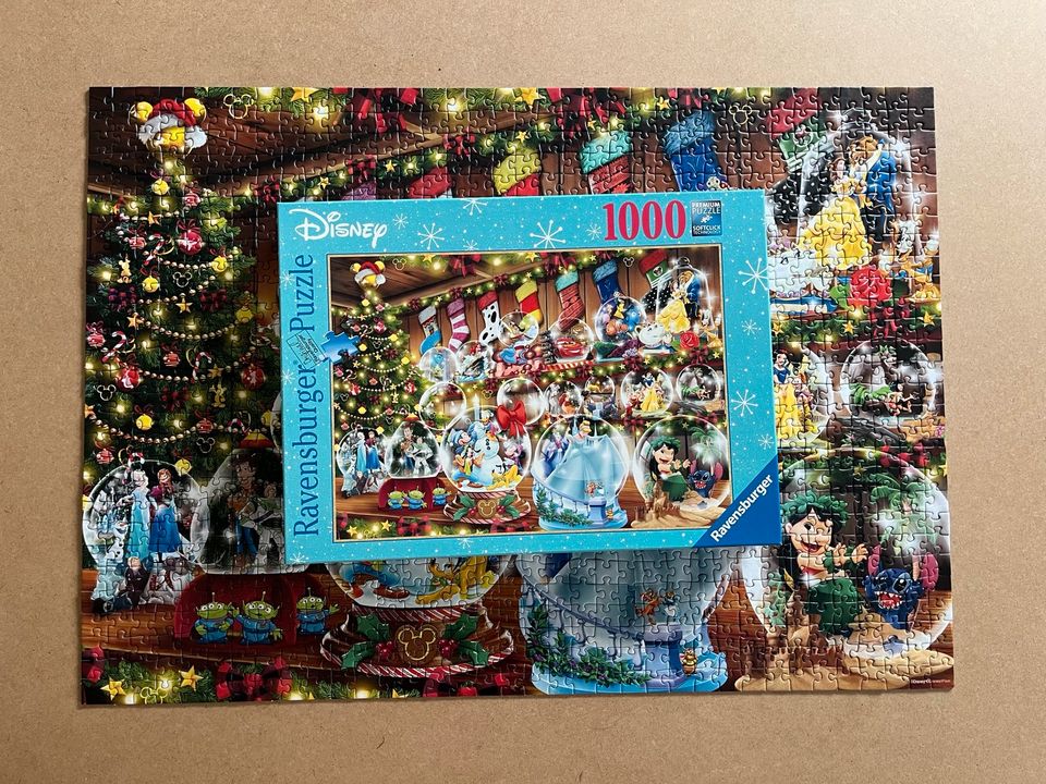 Puzzle Disney Schneekugelparadies 1000 Teile in Kellinghusen