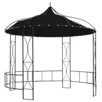 Pavillon Gartenhaus Pergola 300 x 290 cm Anthrazit Rund Bayern - Bad Kissingen Vorschau