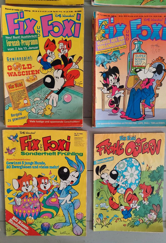 FIX und FOXI Comic Hefte 1976 bis 1991 Rolf Kauka Moewig Verlag in Lemgo