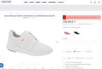 Geox Respira Ophira A Sneakers in weiß Damenschuhe Gr. 40 Berlin - Steglitz Vorschau