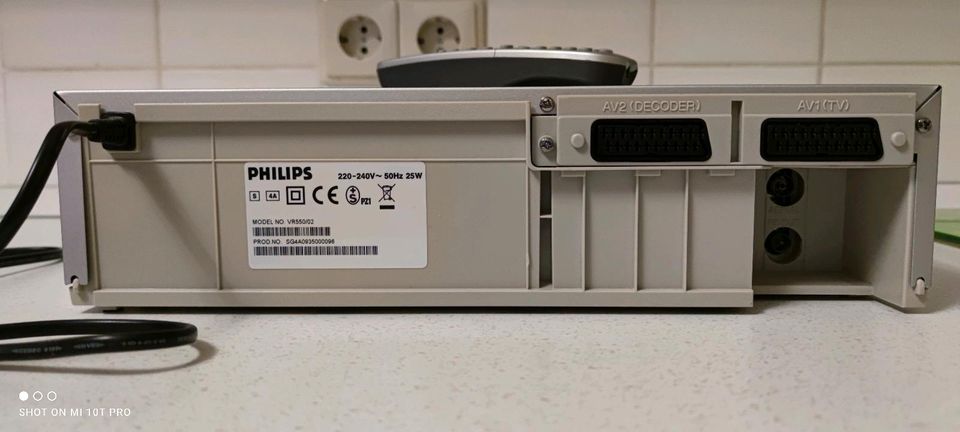 Philipp Stereo Videorecorder Typ VR 550 / 02 mit Fernbedienung in Giengen an der Brenz