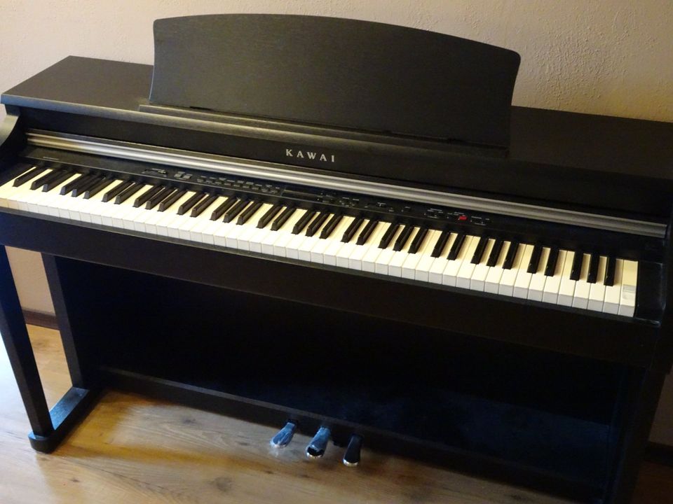 Digital Piano Kawai schwarz, mit tollem Klavier Sound in Harburg (Schwaben)