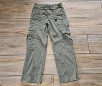 Hollister Cargohose low-rise baggy 4 regular 4R oliv khaki 27R 27 Bayern - Bodenkirchen Vorschau