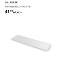 LILLTRÄSK Arbeitsplatte, weiß/Laminat, 246x2.8 cm Nordrhein-Westfalen - Bergisch Gladbach Vorschau