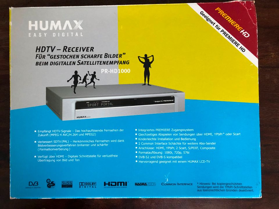 HUMAX PR-HD1000 TV-Receiver in Liederbach