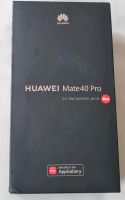 Huawei Mate 40 Pro 256 GB 8GB Schwarz Dual SIM Leica Kamera Nürnberg (Mittelfr) - Aussenstadt-Sued Vorschau