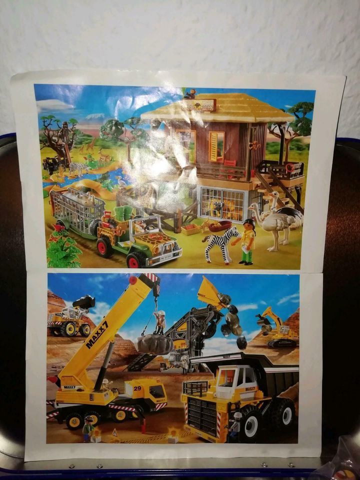 Playmobil Metallkoffer mit 4 x Puzzle Feuerwehr Baustelle Drachen in Leverkusen