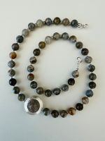 Collier Kette 49cm Halskette labradorite mit echten Steinen Schleswig-Holstein - Kaltenkirchen Vorschau