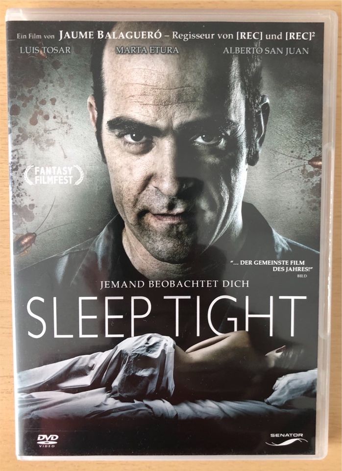 DVD Film Sleep Tight Jemand beobachtet Dich Psycho Thriller in Bad Iburg