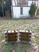 Dachbodenfund, zwei kleine Vitrinen aus Holz Brandenburg - Fürstenwalde (Spree) Vorschau