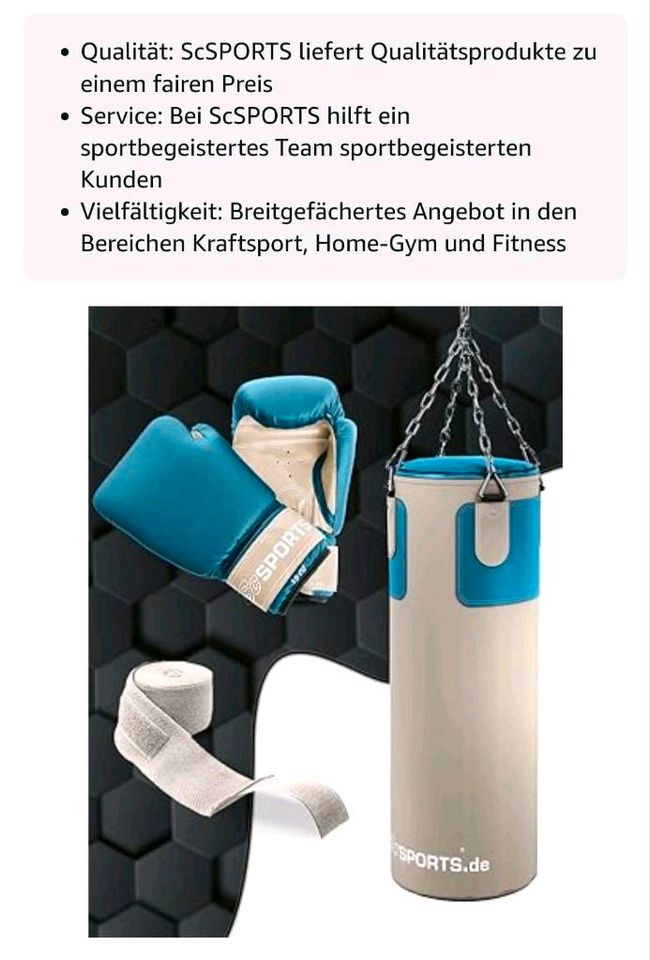 Boxsack inkl. Handschuhe von ScSports... in Lübeck