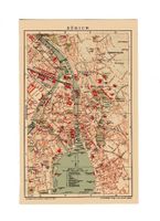 EUROPA - SCHWEIZ - ZÜRICH - STADTKARTE - STADTPLAN 1903 Berlin - Mitte Vorschau