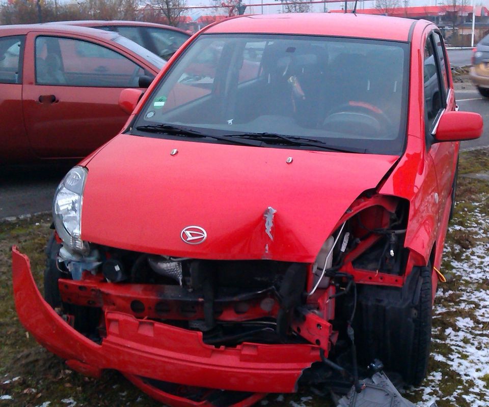 Daihatsu Sirion 1.5 S Unfall in Ludwigshafen