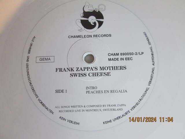 Schallplatte  -  FRANK ZAPPA´S  MOTHERS  -  SWISS CHEESE in Gelsenkirchen