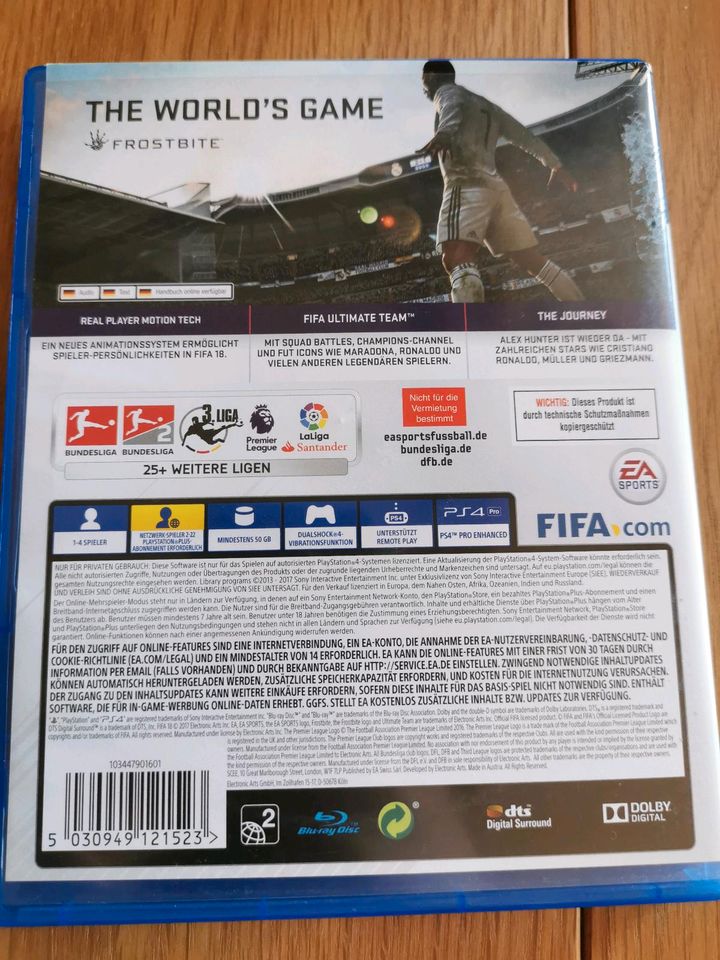Fifa 15 16 18 PS4 Playstation 4 in Winterrieden