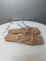Zara Sandalen flach beige Gr. 39 Neu Bayern - Haibach Unterfr. Vorschau