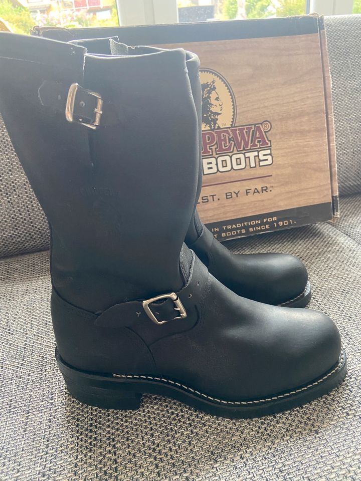 Chippewa Boots Stiefel 8 Motorrad Harley Western Indianer USA neu in Steinau an der Straße