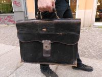 Alte Aktentasche aus Leder - Liebhaberstück  - Vintage – Sammler Berlin - Wilmersdorf Vorschau