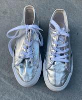Sneaker in silber glänzend, Gr 37 Kr. Passau - Passau Vorschau
