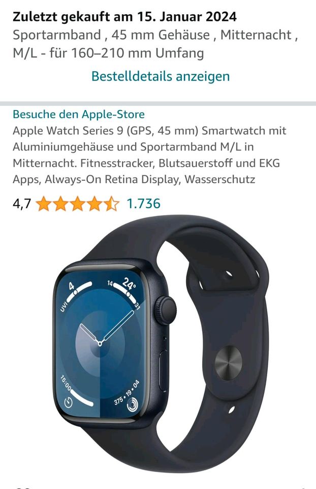 Apple Watch Serie 9 in München
