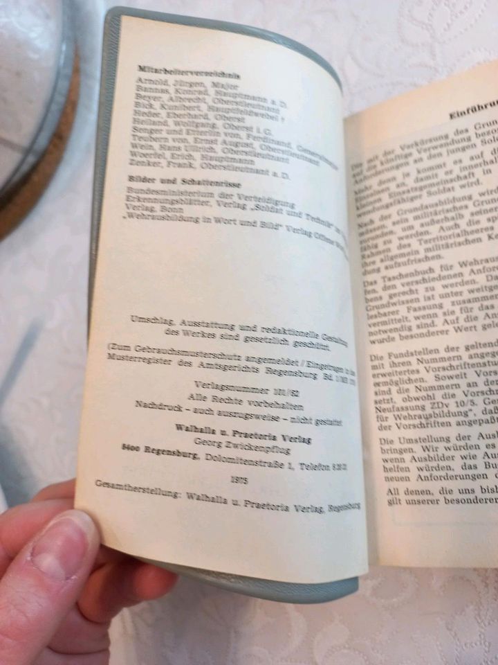 Taschenbuch für Wehrausbildung Heer in Schalkenbach