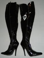 Overknee Lackstiefel, Gr.39, Lackschuhe Hessen - Gründau Vorschau