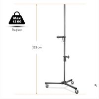 MIETE: Rollstativ, Stativ 223cm, mit 2 Klemmhaltern Bayern - Neufahrn Vorschau