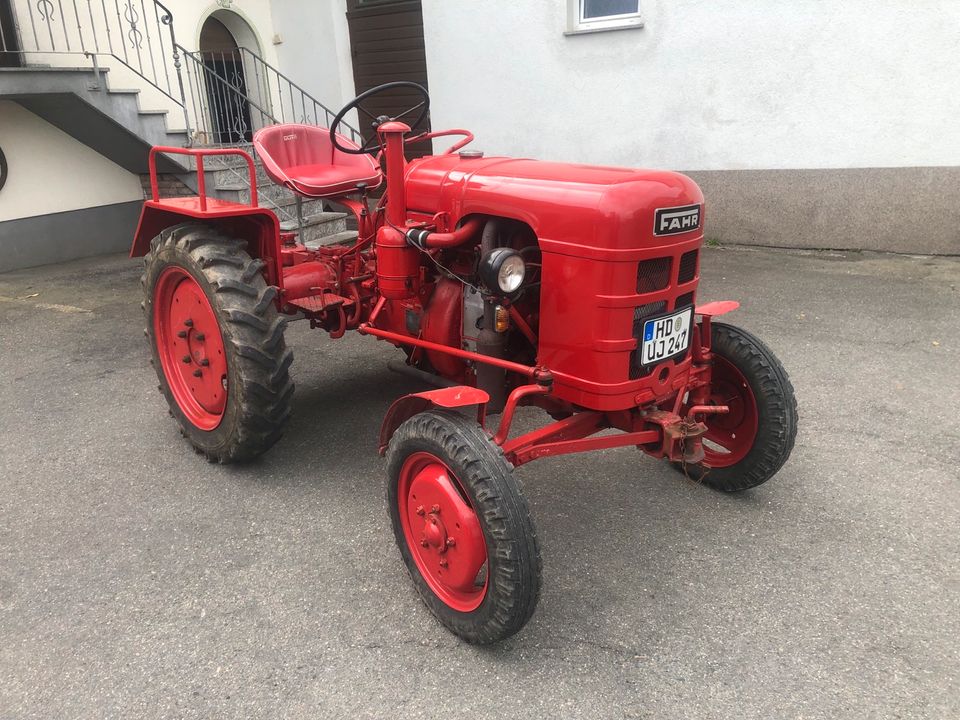 Fahr D90 aus dem Jahr 1954 in Weinheim