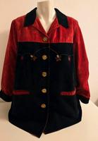 Vera Pelle vintage wildleder jacke leder trachtenjacke 42 44  rot Bayern - Neuendettelsau Vorschau