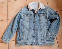 Wie neu! Jeansjacke mit Teddyfell Größe 164 Niedersachsen - Aurich Vorschau