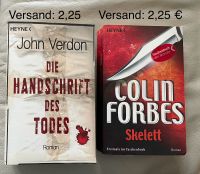 2x Roman J. Verdon Die Handschrift des Todes C. Forbes Skelett Aachen - Aachen-Mitte Vorschau