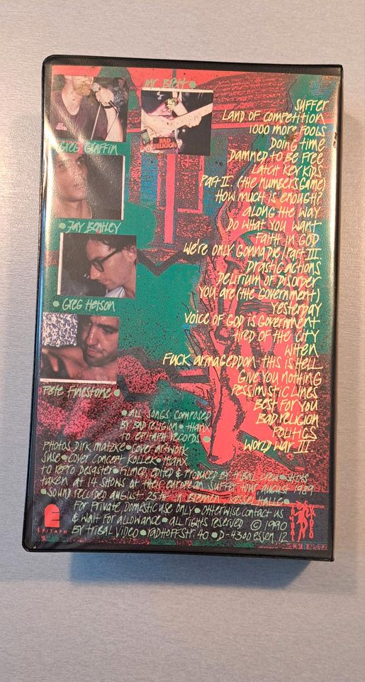 BAD RELIGION- Big Bang & Along the way VHS Video in Petersberg