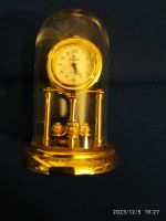 Miniaturuhr in goldfarben Form Schwingpendeluhr mit duchsichtiger Bayern - Marktredwitz Vorschau