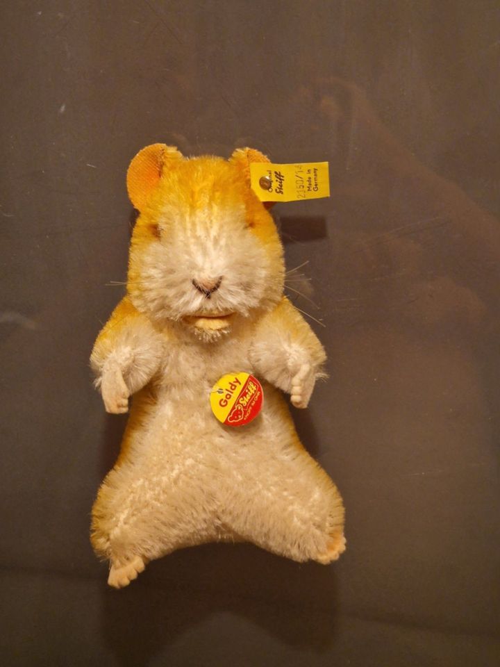 Sammlerstück: STEIFF Stofftier Goldhamster "Goldy", ca 1965 in Tiefenbach Kr Passau