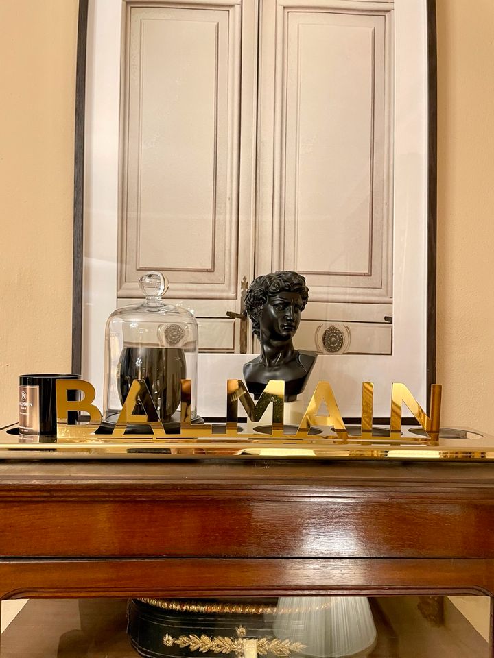 Balmain Paris - Logo Display - Backbar Friseur - gold - 50€* in Landshut
