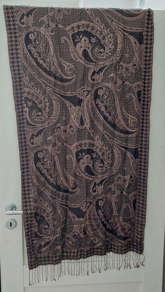 NEU XL Schal mit Paisley Muster braun ca. 180x65 in Bonn