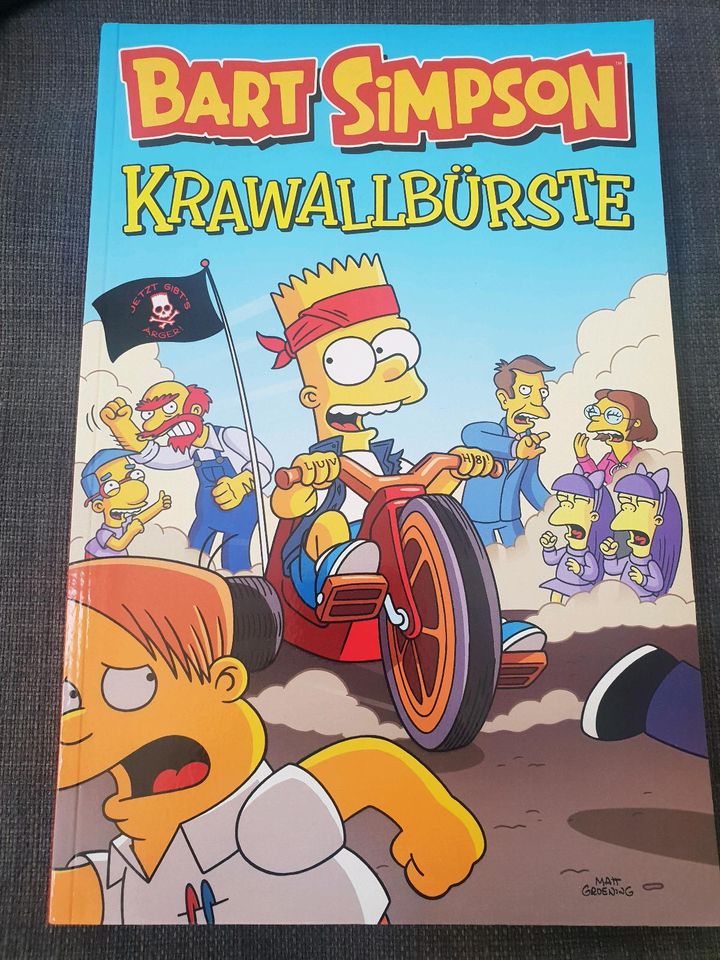 Simpsons Comic "Krawallbürste" in Siegen