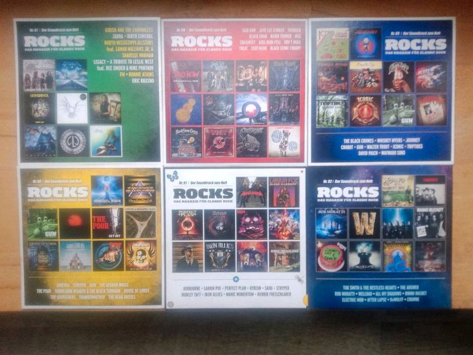 13xCD-ROCKS MAGAZIN Classic Rock-die CD zum Heft-KOMPLETT 2 JAHRE in Neuruppin