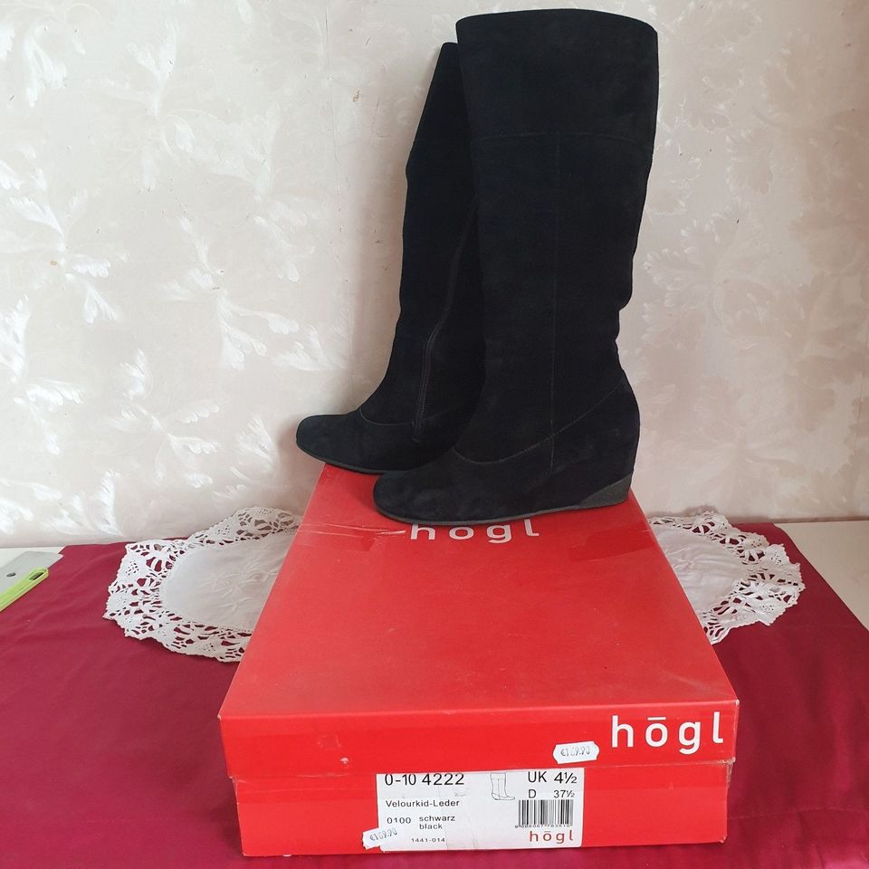 Högl" Damen Velourkid-Leder Stifel Gr.4,5 (37,5) NP:169,90€ in Mainz