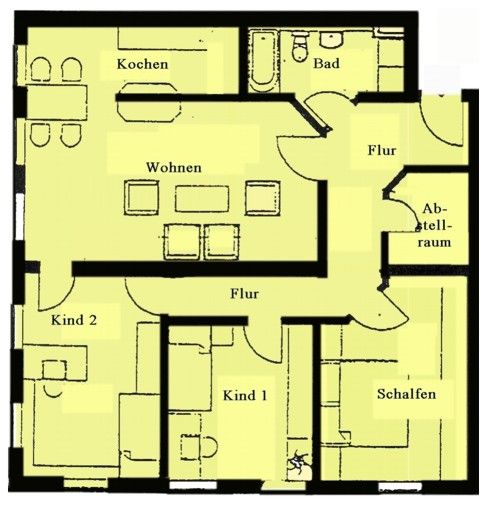 4-Raum-Wohnung im Zentrum in Schmoelln